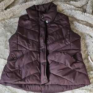 Women's Purple Puffer Vest